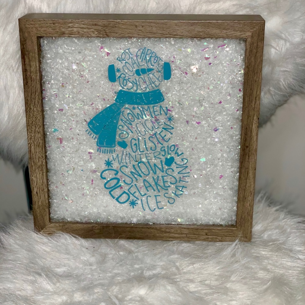 Snowman Shadowbox - Picture 3 of 5